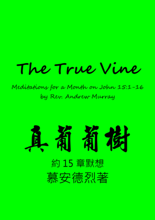 16 The True Vine by Andrew Murray真葡萄樹慕安德烈